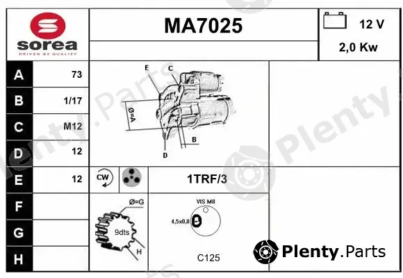 Sera MA7025 — Starter