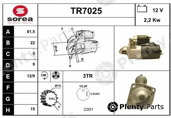 Sera TR7025 — Starter