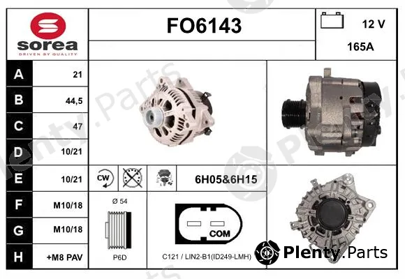 Sera FO6143 — Alternator