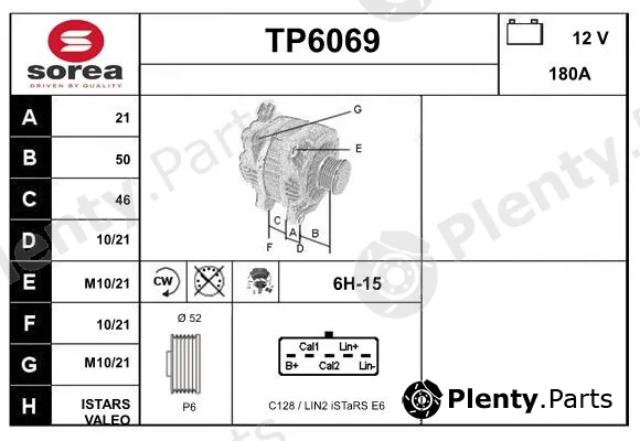Sera TP6069 — Alternator