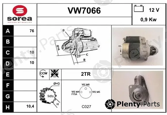 Sera VW7066 — Starter