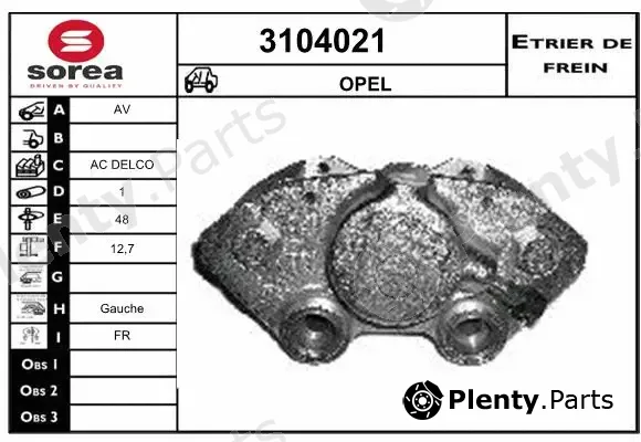 Sera 3104021 — Brake Caliper