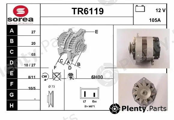 Sera TR6119 — Alternator