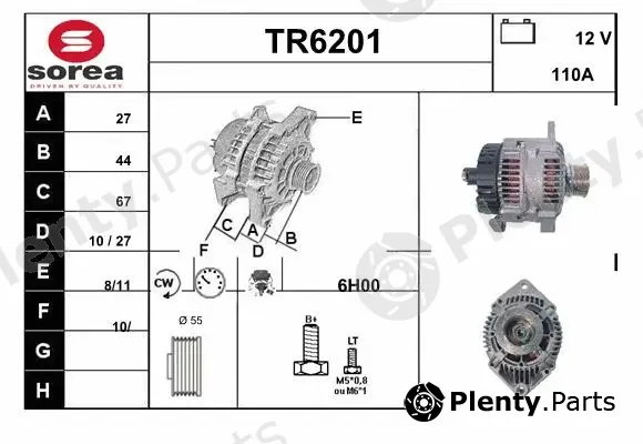 Sera TR6201 — Alternator