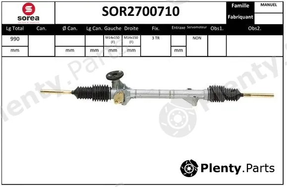 Sera SOR2700710 — Steering Gear