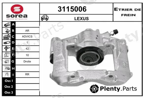 Sera 3115006 — Brake Caliper