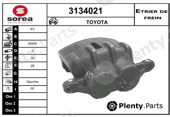 Sera 3134021 — Brake Caliper
