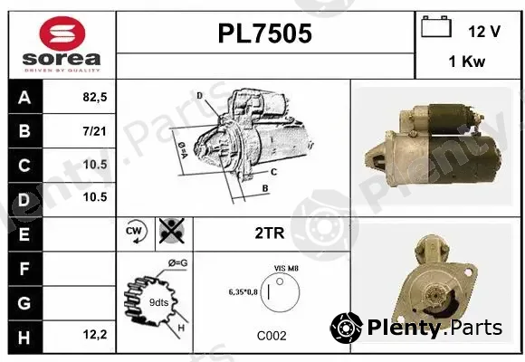 Sera PL7505 — Starter