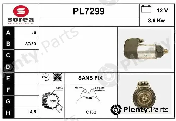 Sera PL7299 — Starter