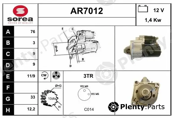 Sera AR7012 — Starter