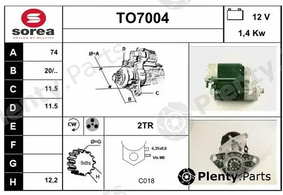 Sera TO7004 — Starter