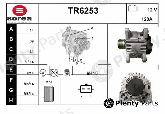 Sera TR6253 — Alternator