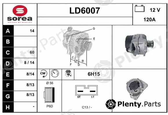 Sera LD6007 — Alternator