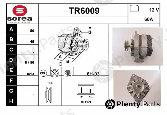 Sera TR6009 — Alternator