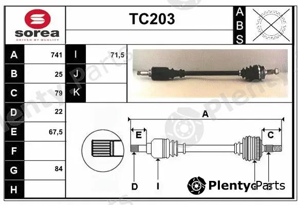 Sera TC203 — Drive Shaft