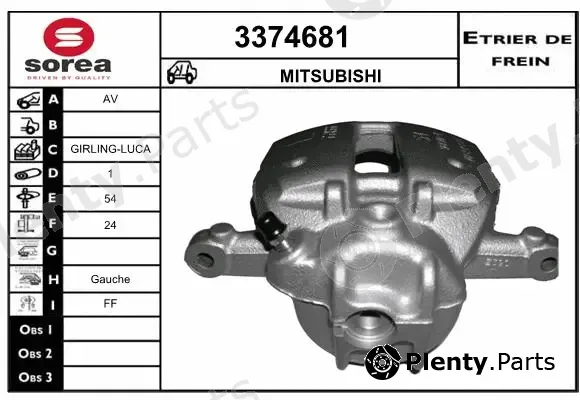 Sera 3374681 — Brake Caliper