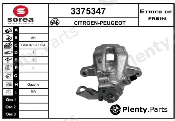 Sera 3375347 — Brake Caliper