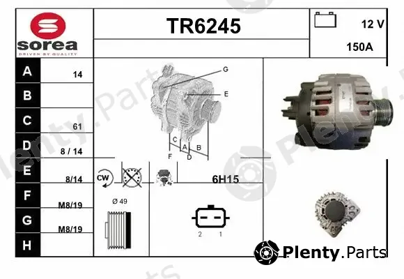 Sera TR6245 — Alternator