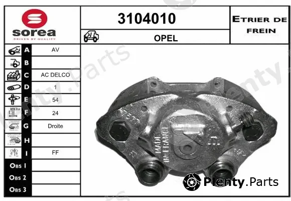 Sera 3104010 — Brake Caliper