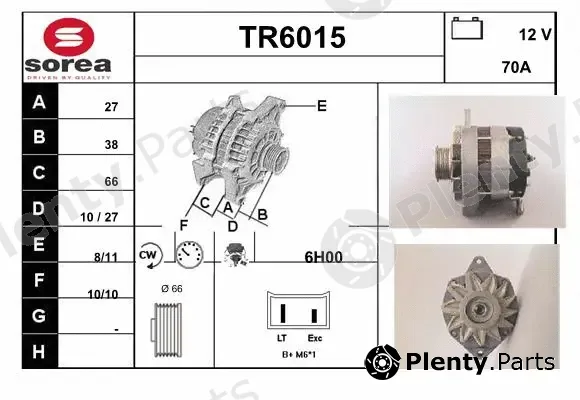 Sera TR6015 — Alternator