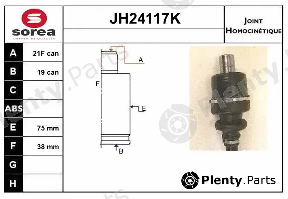 Sera JH24117K — Joint Kit, drive shaft