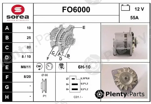 Sera FO6000 — Alternator