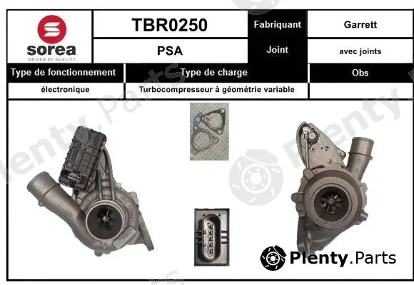 Sera TBR0250 — Charger, charging (supercharged/turbocharged)