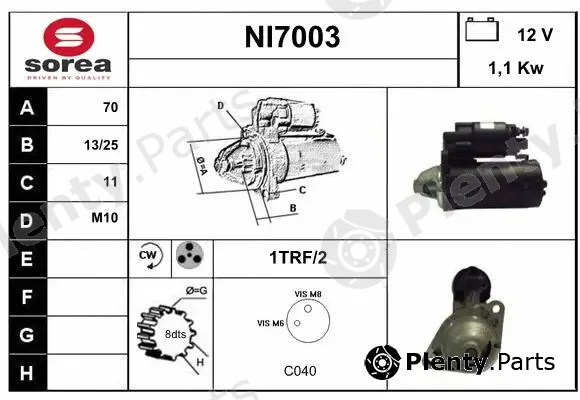 Sera NI7003 — Starter