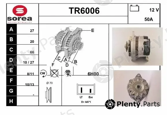 Sera TR6006 — Alternator