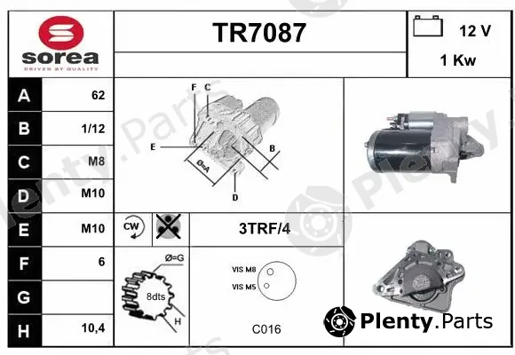 Sera TR7087 — Starter