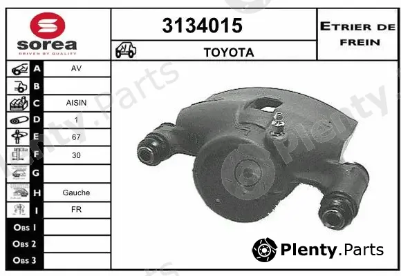 Sera 3134015 — Brake Caliper