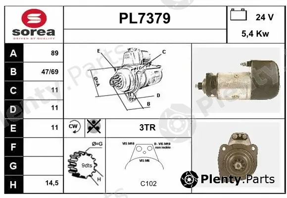 Sera PL7379 — Starter