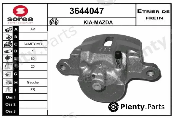 Sera 3644047 — Brake Caliper