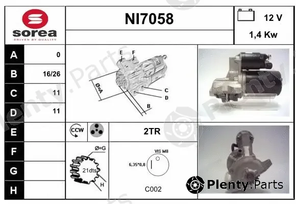 Sera NI7058 — Starter