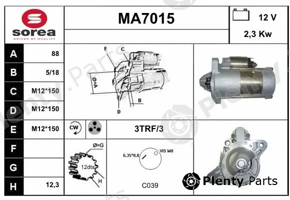 Sera MA7015 — Starter