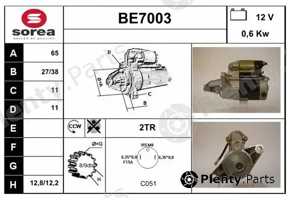 Sera BE7003 — Starter