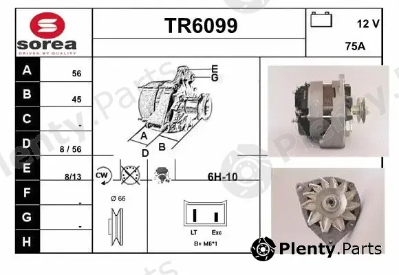 Sera TR6099 — Alternator