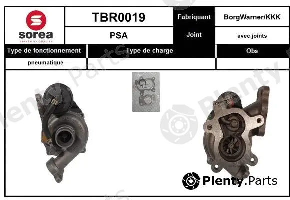 Sera TBR0019 — Charger, charging (supercharged/turbocharged)