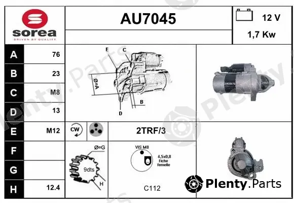 Sera AU7045 — Starter