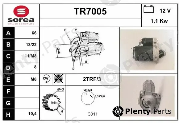 Sera TR7005 — Starter
