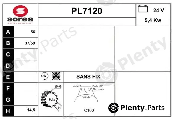 Sera PL7120 — Starter