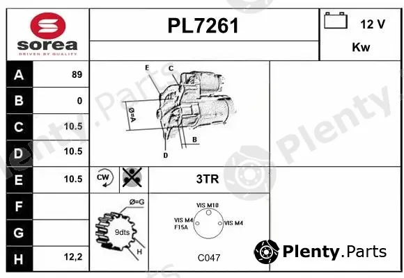 Sera PL7261 — Starter