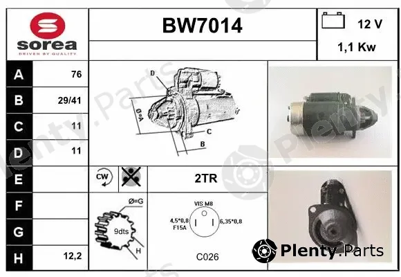 Sera BW7014 — Starter