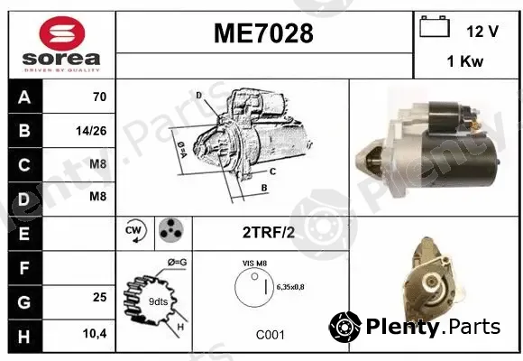 Sera ME7028 — Starter