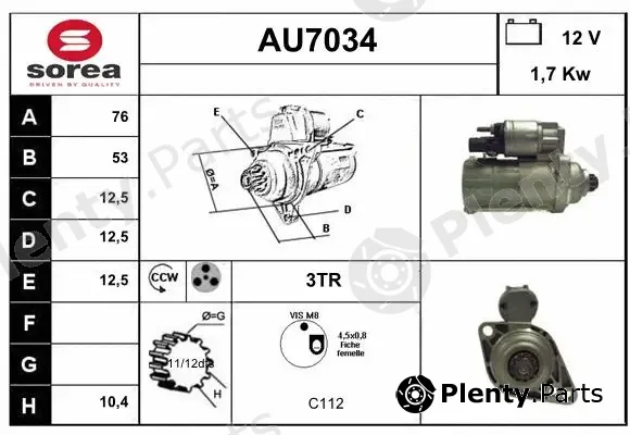 Sera AU7034 — Starter