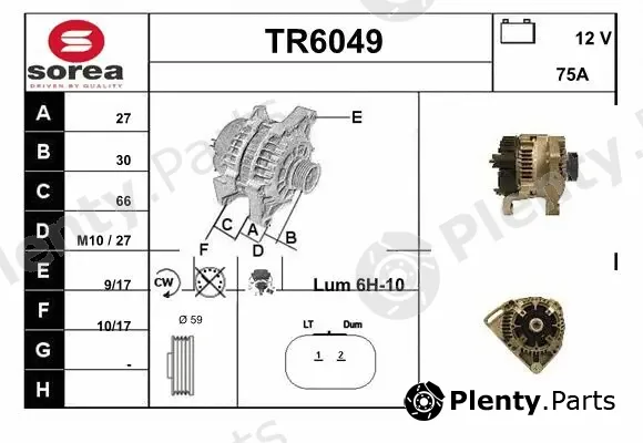 Sera TR6049 — Alternator