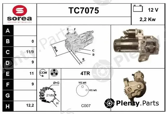 Sera TC7075 — Starter