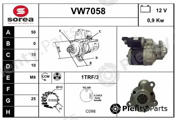 Sera VW7058 — Starter