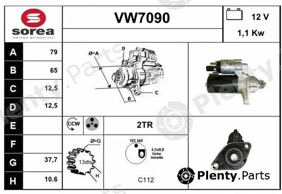 Sera VW7090 — Starter
