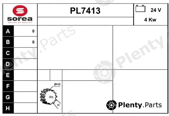 Sera PL7413 — Starter